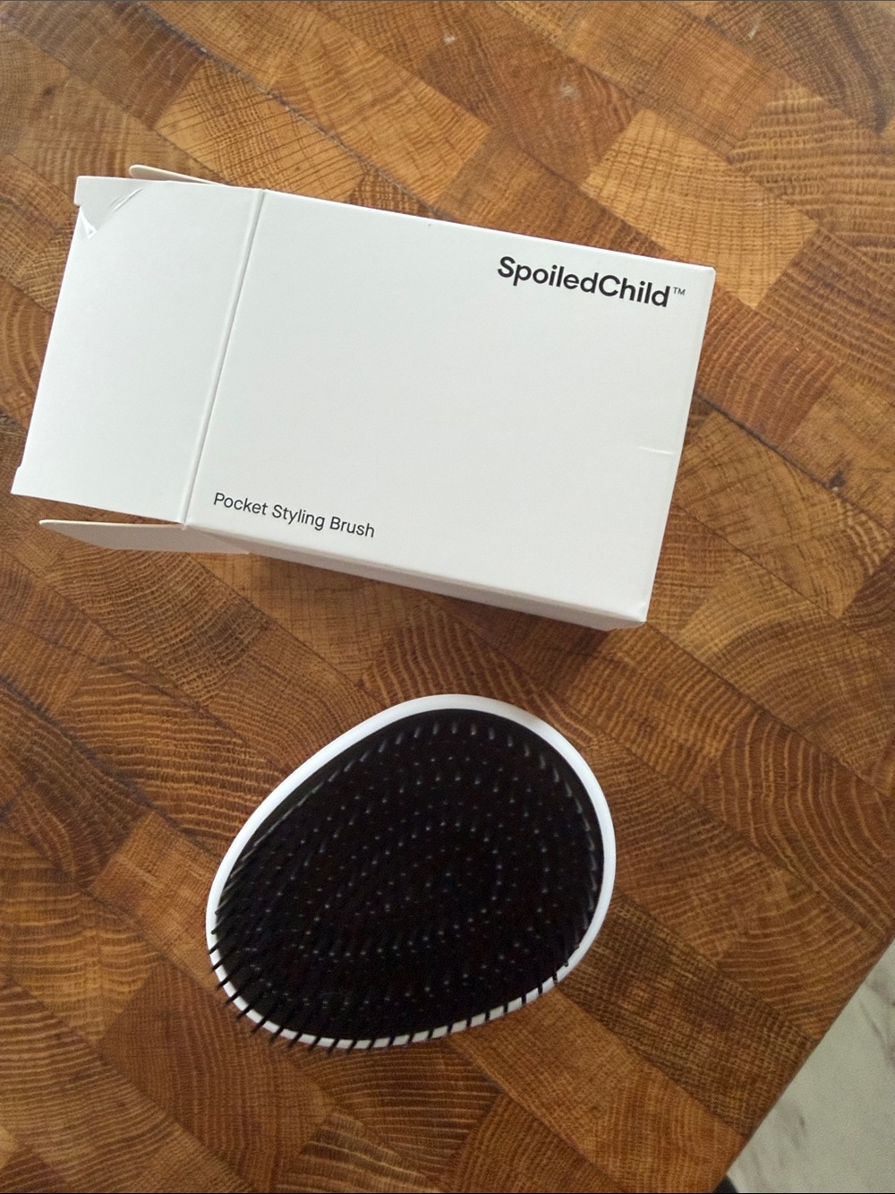 SpoiledChild Pocket Styling Brush - White